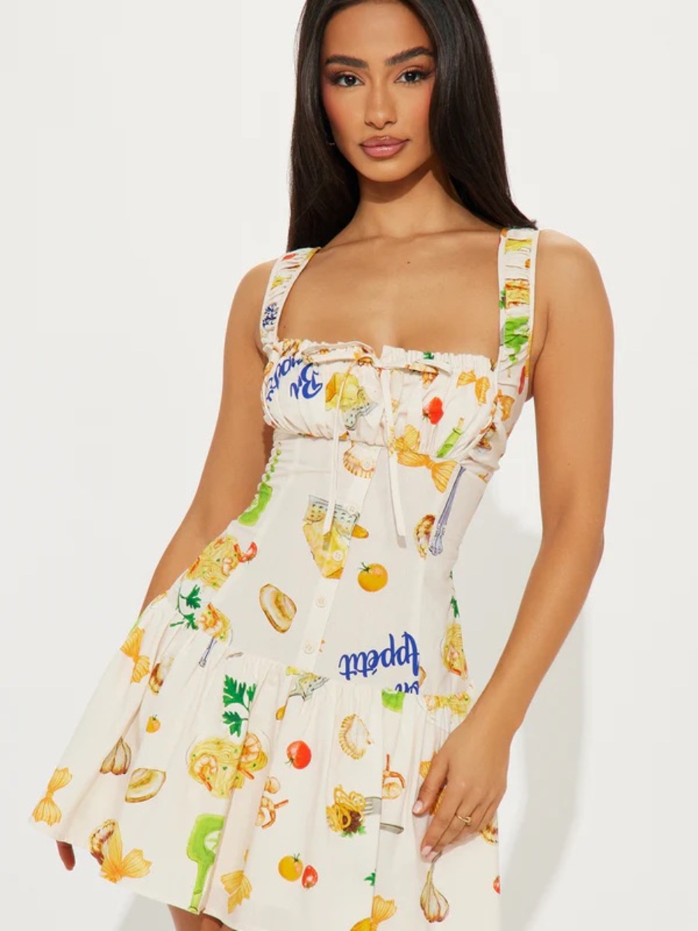 Bite of Heaven Linen Micro Mini Dress NWT Size Large